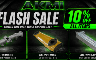 Three Essential Aftermarket Diesel Engine Parts Featured in AKMI’s July Flash Sale